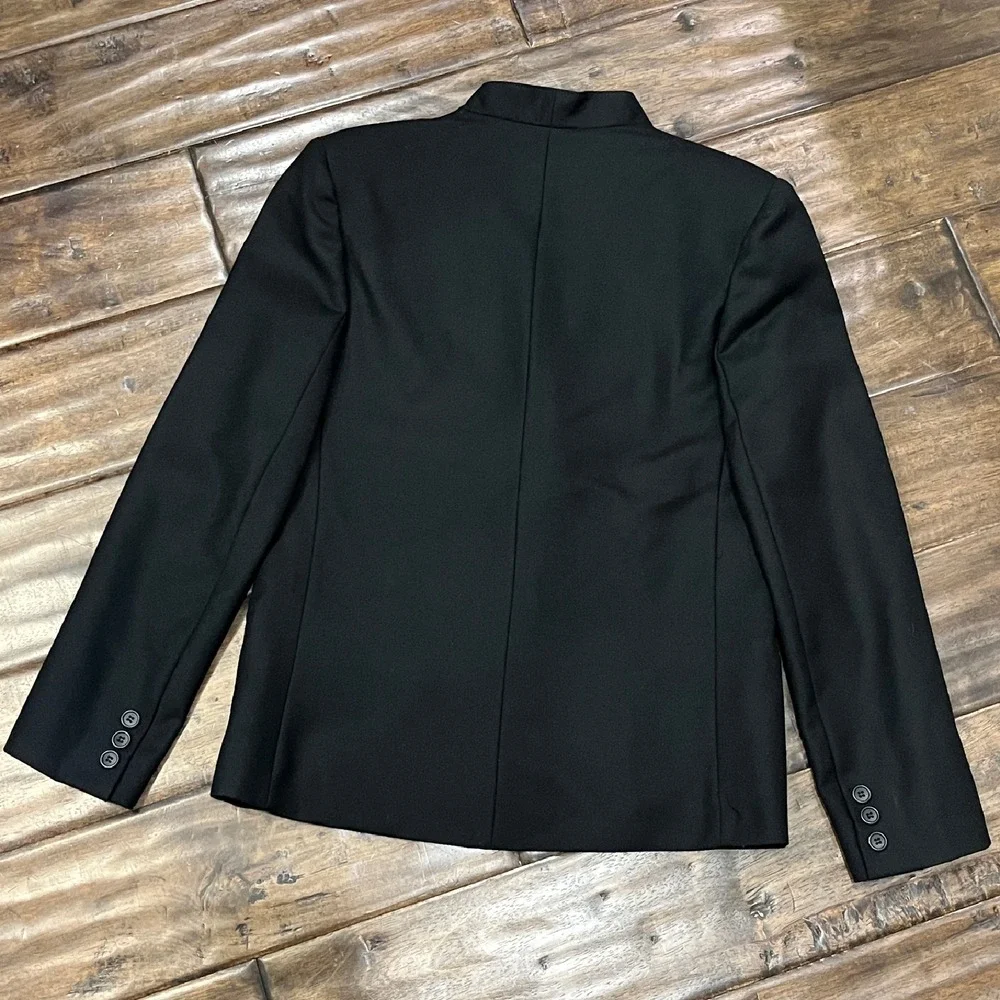 Traders Point Womens VINTAGE Wool Pencil Skirt Suit Set Blazer‎ Korea Black 5/6